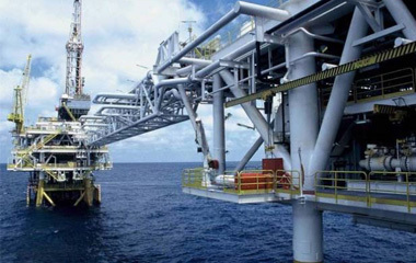 Oil Platform In Italy